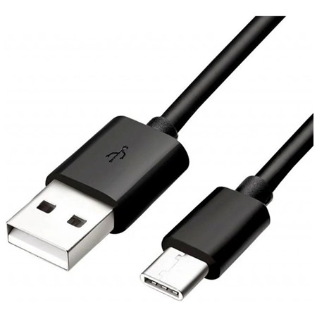 Samsung 25W USB-A / USB-C 1,5m ern kabel bulk (EP-DG970BBE)