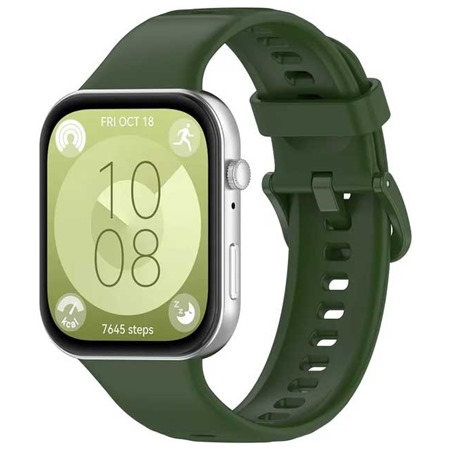CELLFISH silikonov emnek pro Huawei Watch Fit 3 zelen