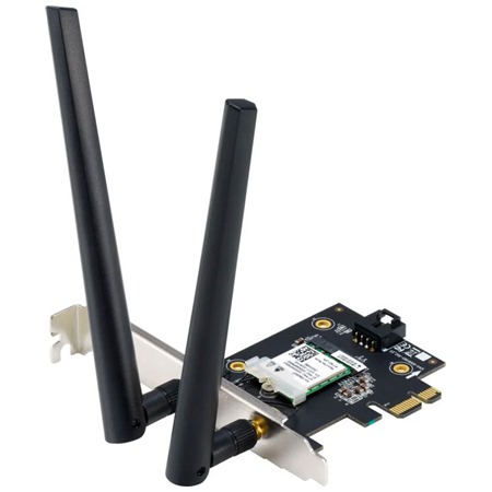 ASUS PCE-AX1800 sov karta s podporou Wi-Fi 6 a Bluetooth ern