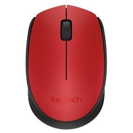 Logitech M171 bezdrtov my erven