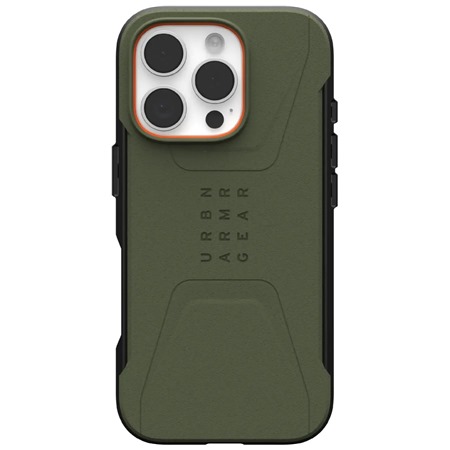 UAG Civilian zadn kryt s podporou MagSafe pro Apple iPhone 16 Pro zelen