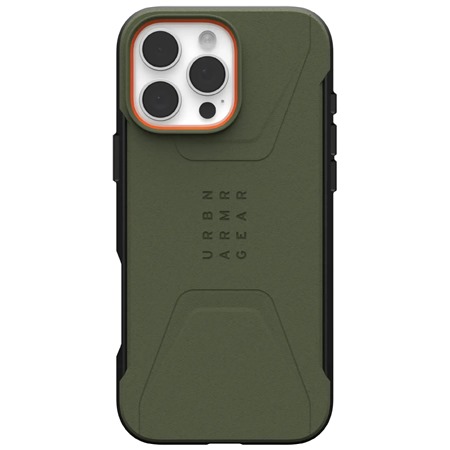 UAG Civilian zadn kryt s podporou MagSafe pro Apple iPhone 16 Pro Max zelen