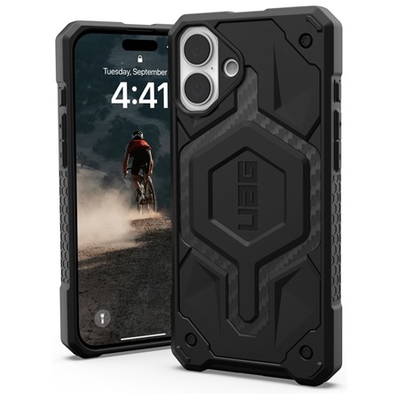 UAG Monarch Pro MagSafe odoln zadn kryt pro Apple iPhone 16 Plus karbonov ern