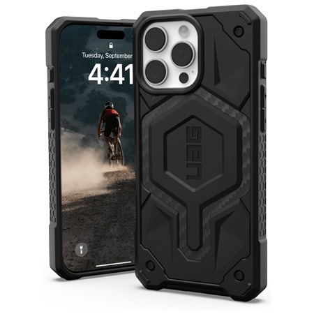 UAG Monarch odoln zadn kryt pro Apple iPhone 16 Pro karbonov ern