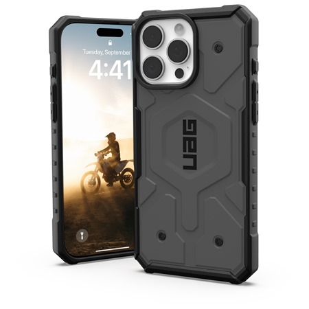 UAG Pathfinder odoln zadn kryt s podporou MagSafe pro Apple iPhone 16 Pro Max stbrn