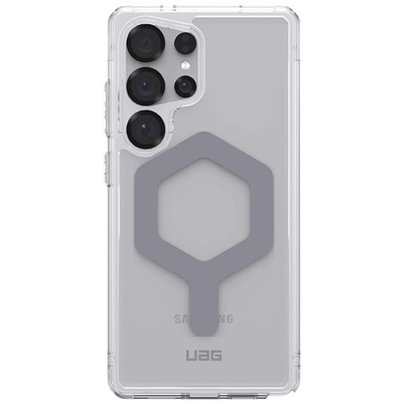 UAG Plyo Pro odoln zadn kryt se zabudovanmi magnety pro Samsung Galaxy S25 Ultra ir / stbrn