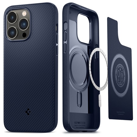 Spigen Mag Armor zadn kryt pro Apple iPhone 14 Pro Max modr