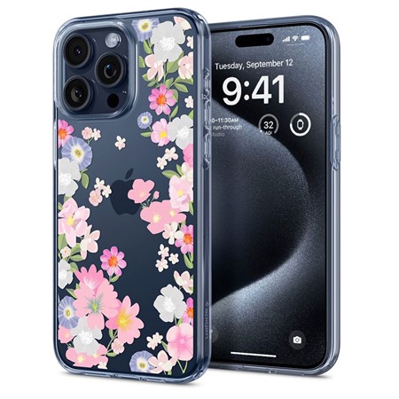 Spigen Liquid Crystal zadn kryt pro Apple iPhone 15 Pro blossom