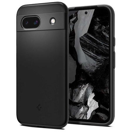 Spigen Thin Fit tenk zadn kryt pro Google Pixel 8a ern