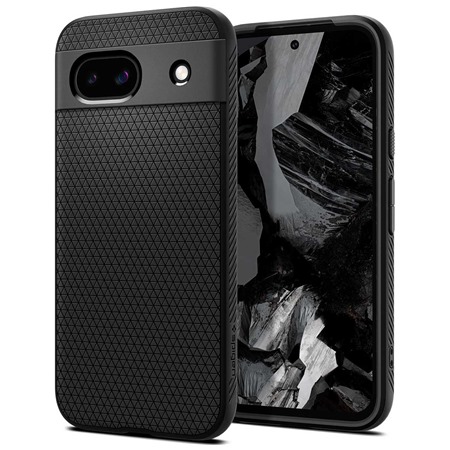 Spigen Liquid Air zadn kryt pro Google Pixel 8a ern