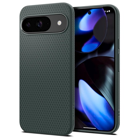 Spigen Liquid Air zadn kryt pro Google Pixel 9 / 9 Pro zelen