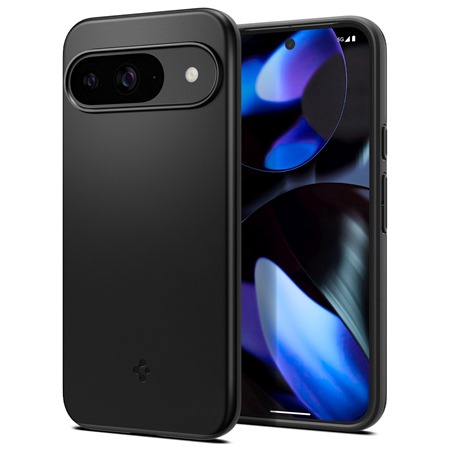 Spigen Thin Fit tenk zadn kryt pro Google Pixel 9 / 9 Pro ern