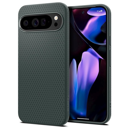 Spigen Liquid Air zadn kryt pro Google Pixel 9 Pro XL zelen