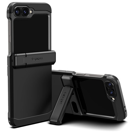 Spigen Tough Armor Pro odoln zadn kryt se stojnkem pro Samsung Galaxy Z Flip6 ern