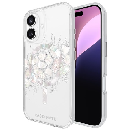 Case Mate Karat Touch of Pearl odoln zadn kryt s podporou MagSafe pro Apple iPhone 16 ir