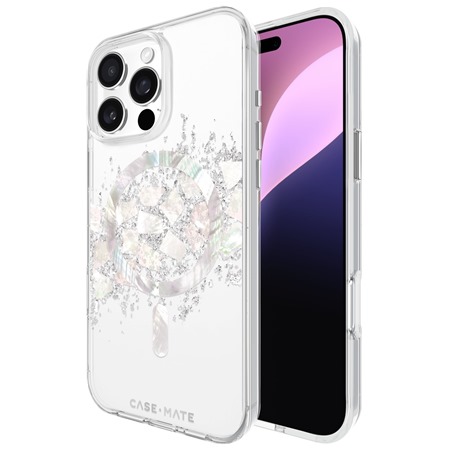 Case Mate Karat Touch of Pearl odoln zadn kryt s podporou MagSafe pro Apple iPhone 16 Pro Max ir