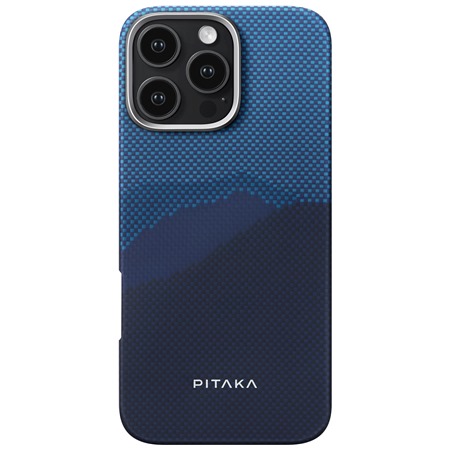 Pitaka Tactile Woven Case aramidov kryt s podporou MagSafe pro Apple iPhone 16 Pro Max modr / tmav modr