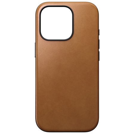 Nomad Modern Leather koen zadn kryt pro Apple iPhone 16 Pro svtle hnd