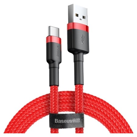 Baseus Cafule Series USB-A / USB-C 3m opleten erven kabel