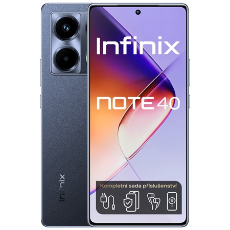 Infinix Note 40 8GB / 256GB Dual SIM Obsidian Black - rozbaleno