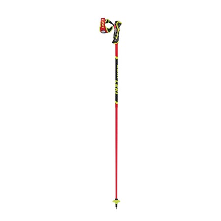 LEKI Poles, Venom SL 3D, bright red-black-neonyellow, 110