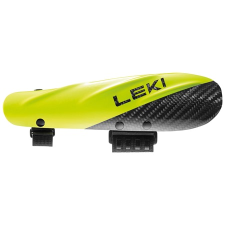 LEKI Forearm Protector Carbon 2.0 Small, carbon structure-neonyellow, Small