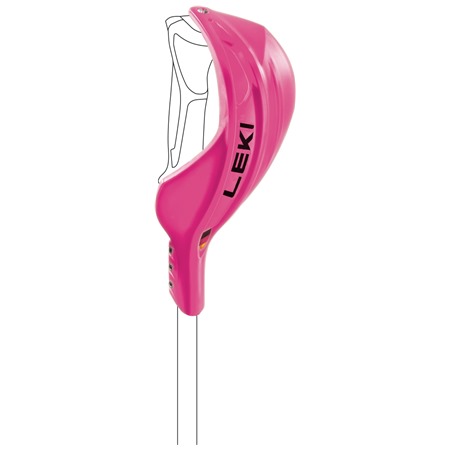 LEKI Gate Guard Closed Worldcup, neonpink, One size