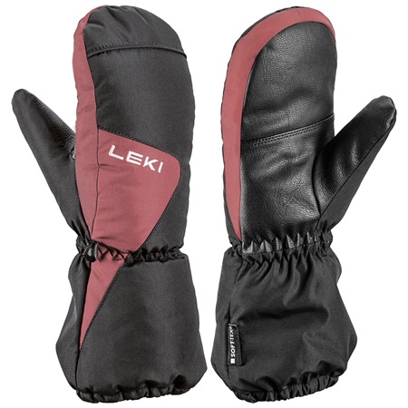 LEKI Nevio Junior Mitt, black-rose, 3.0