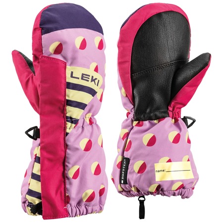 LEKI Little Paw Mitt Long, orchid-berry-frozen yellow, 1.0