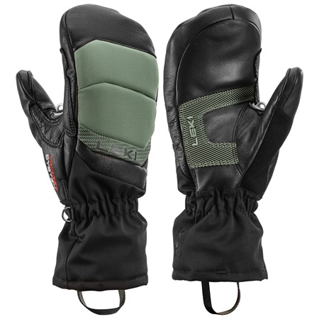 LEKI Griffin Base 3D Women Mitt, black-dusty green, 6.0