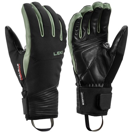 LEKI Sparrow 3D Women, black-dusty green, 6.0