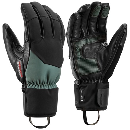 LEKI Hevon Thermo 3D, black-dusty green, 6.5