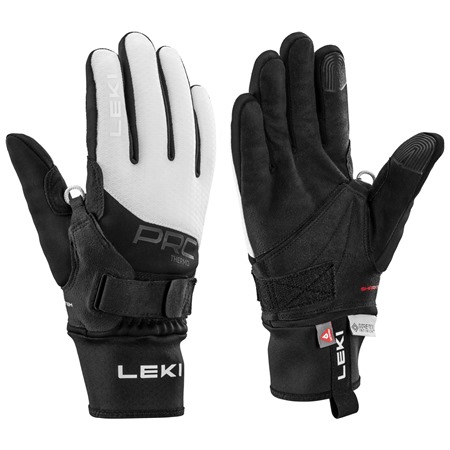 LEKI PRC ThermoPlus Shark Women, black-white , 6.0