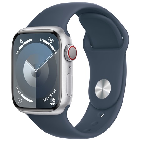 Apple Watch Series9 Cellular 41mm Silver / Storm Blue S / M