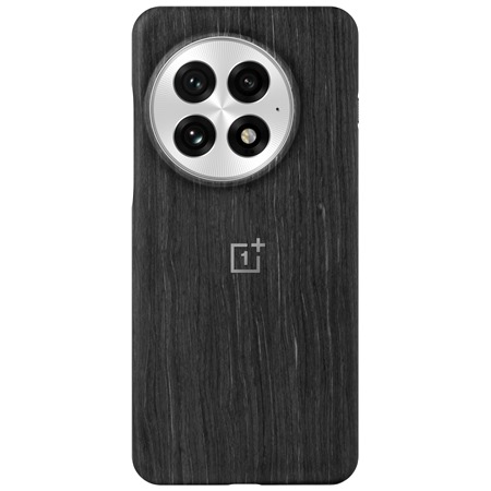 OnePlus Wood Grain texturovan kryt se zabudovanmi magnety pro OnePlus 13 ern