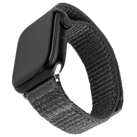 FIXED Nylon Sporty Strap nylonov emnek pro Apple Watch Ultra / 2 49mm tmav ed