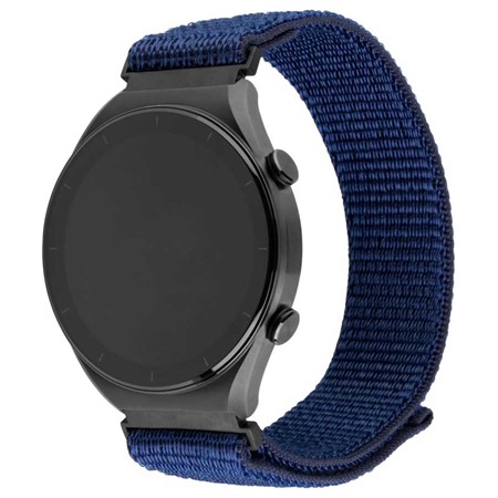 FIXED Nylon Sporty Strap nylonov emnek 22mm Quick Release pro smartwatch tmav modr