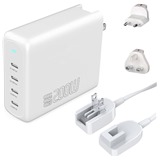 4smarts GaN Flex Pro 200W PD / QC nabjeka s prodluovacm adaptrem a EU / UK zsuvkou bl