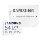 Samsung EVO+ microSDXC 64GB + SD adaptr (MB-MC64KA / EU)