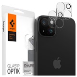 Spigen Glass.tR EZ Fit Optik tvrzen sklo na oky fotoapartu pro Apple iPhone 15 / 15 Plus 2ks ir