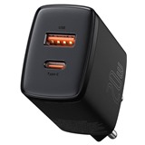 Baseus Compact 20W PD / QC nabíječka černá