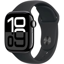 Apple Watch Series10 42mm Jet Black + Black Sport Band S/M