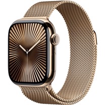 Apple Watch Series10 Cellular 42mm Gold + Gold Milanese Loop