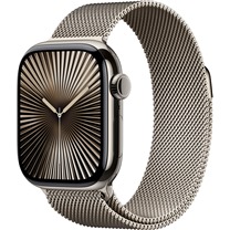 Apple Watch Series10 Cellular 46mm Natural + Natural Milanese Loop S/M