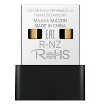 Mercusys MA20N Wi-Fi 5 adaptr ern