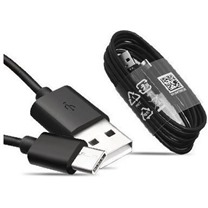 Samsung USB-A / USB-C, 1.2m ern kabel, bulk (EP-DG970BBE)