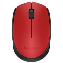 Logitech M171 bezdrtov my erven