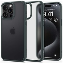 Spigen Ultra Hybrid zadn kryt pro Apple iPhone 15 Pro Max zelen/matn