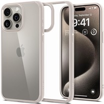 Spigen Ultra Hybrid zadn kryt pro Apple iPhone 15 Pro Max titanov