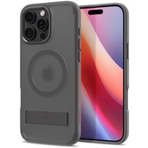 Spigen Ultra Hybrid S zadn kryt s podporou MagSafe a stojnkem pro Apple iPhone 16 Pro Max matn / ed